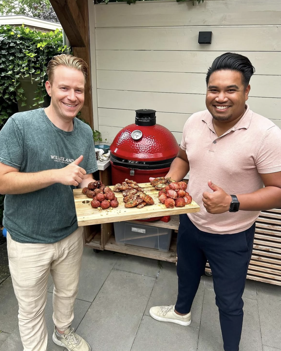 BBQ sessie op de Veluwe